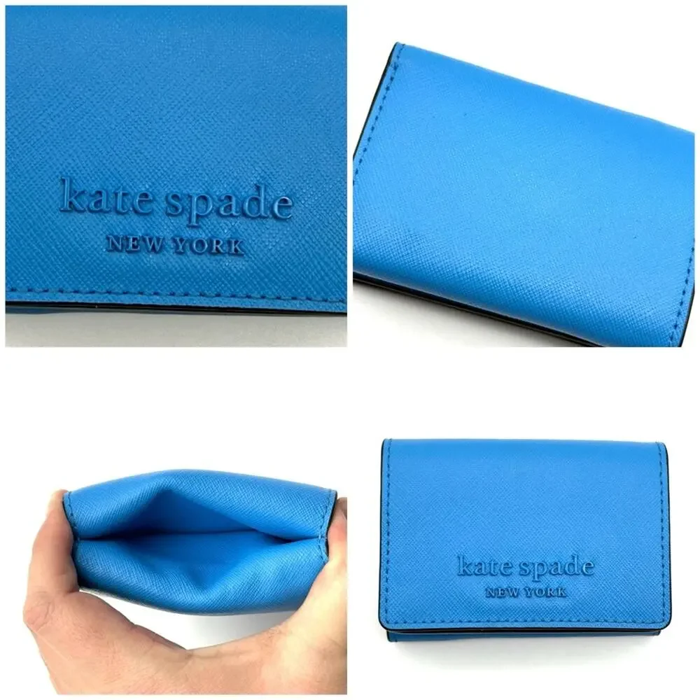 Kate Spade Cameron Monotone Micro Trifold Wallet Oceanside WLRU6199